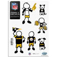 Pittsburgh Steelers Family Decal Set Small
